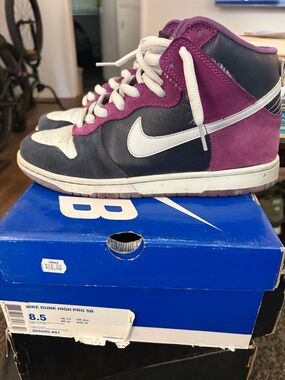 Nike Dunk High Pro SB - Purple & Black